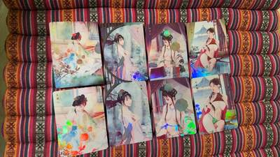 光影卡牌第25期，各家亲签，各家套卡，持续收拍品 - 燎原红颜录彩闪8张