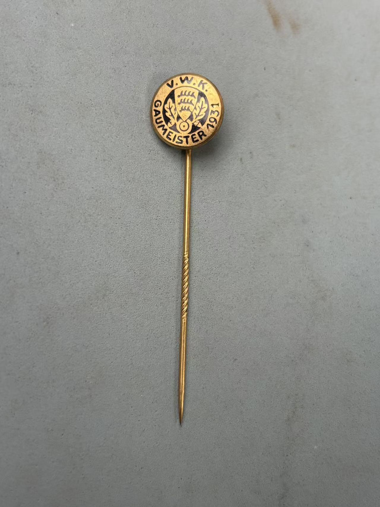 盛世勋华——号角文化勋章邮票专场拍卖第288期 德国1931年地方射击协会会员迷你插针