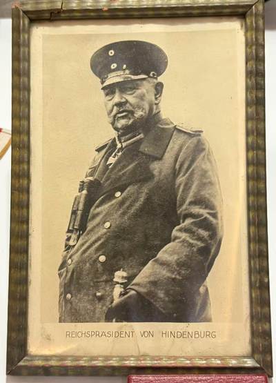 韵星假日精品2025秋季军品类拍卖会-- Rimey Holidays Boutique 2025 Autumn Militaria Sale - 德意志帝国兴登堡元帅原版照片，尺寸巨大