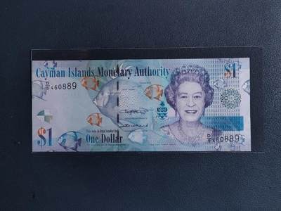 中外各国钞、纪念钞、券专场（第三十三场） - 2018年版开曼群岛1元全新纸币 美洲外国钱币