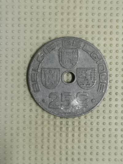 2025年第112场各国散币拍卖（总第112场） - 比利时1942年25分锌币