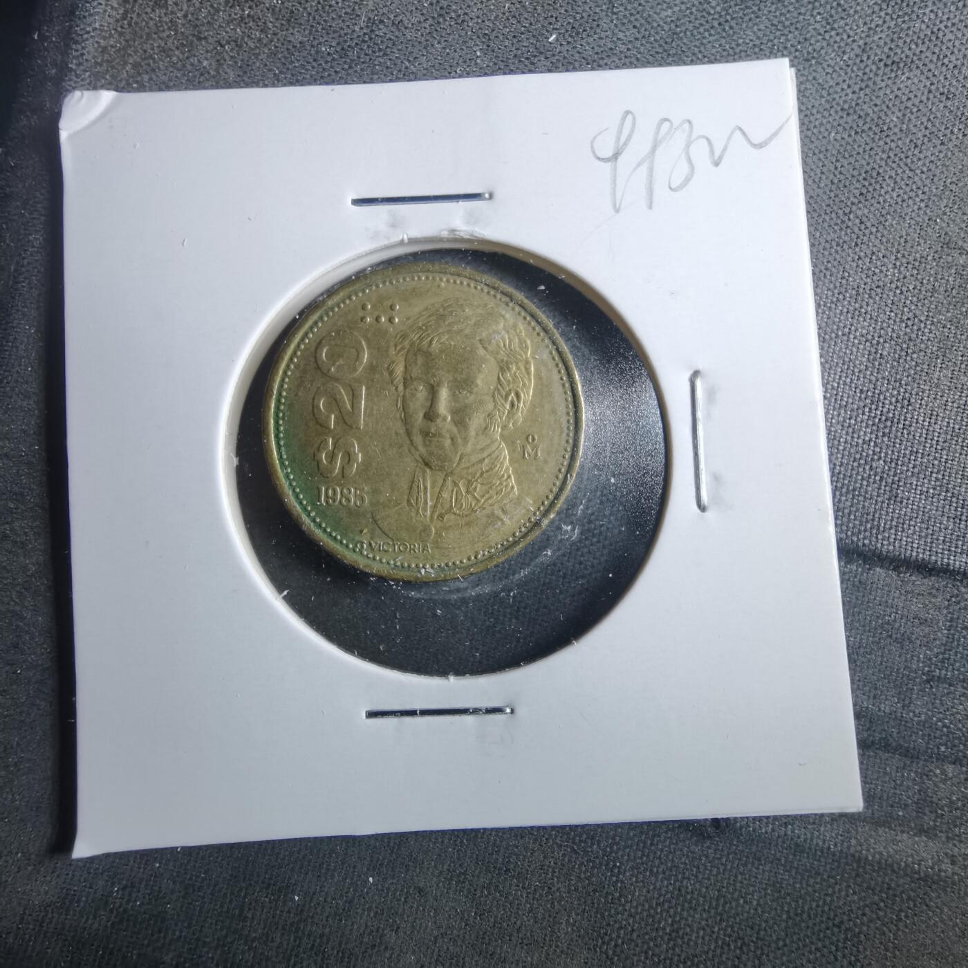 沼泽如烟--第899场 墨西哥1985年20比索