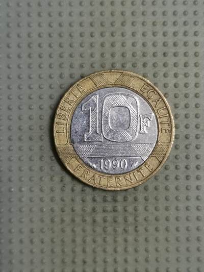 2025年第112场各国散币拍卖（总第112场） - 法国1990年10法郎