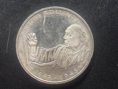 邮泉阁限时拍卖第三十五场 德国硬币专场（硬币在国外。请付邮费6元。） - 德国联邦共和国1992年10马克纪念银币