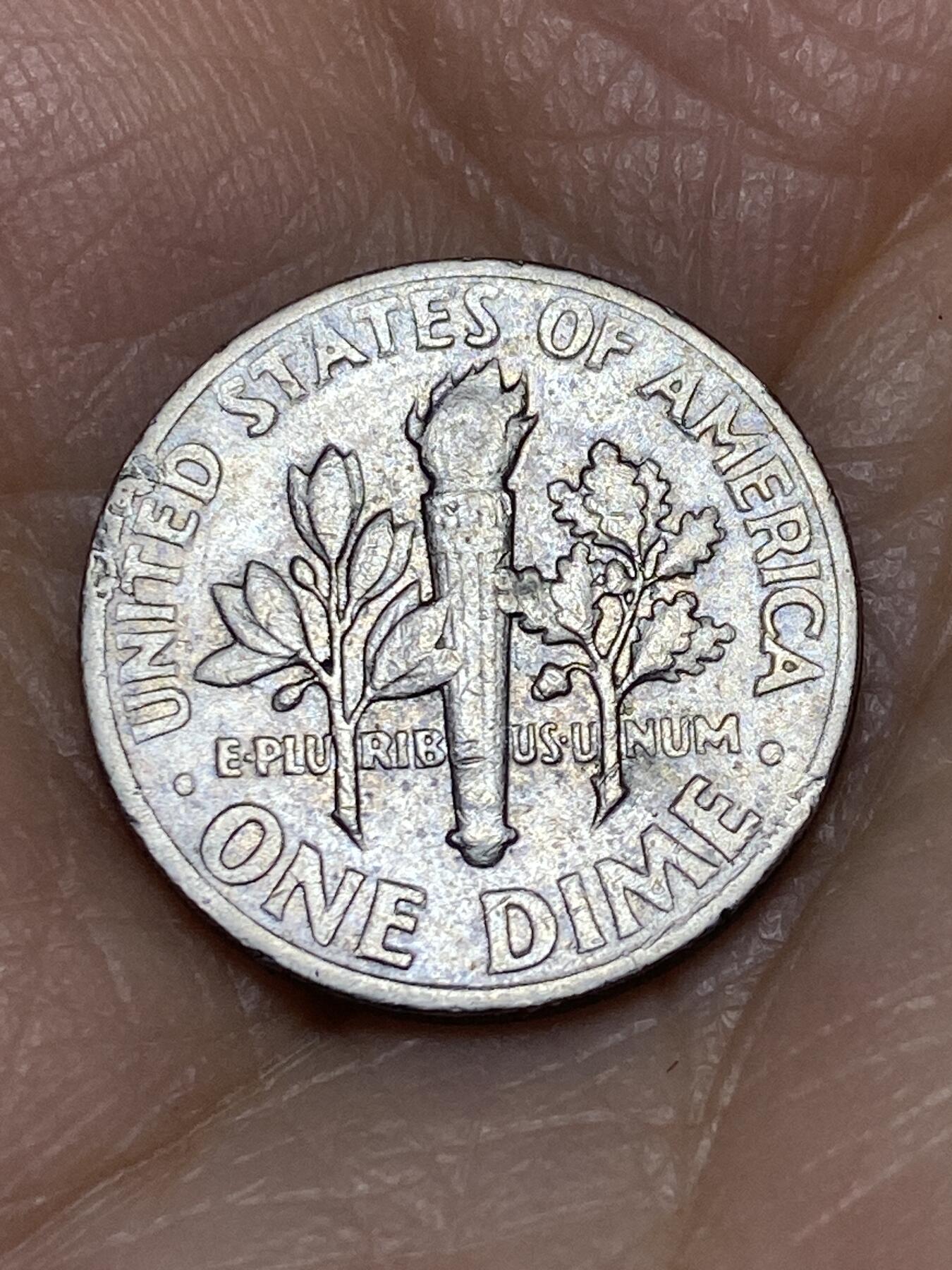 2025年第一百二十七场(总第一百五十三场）外国好品章牌、散币(免佣金) 美国🇺🇸1968年1角(罗斯福1角第二版，无标版)