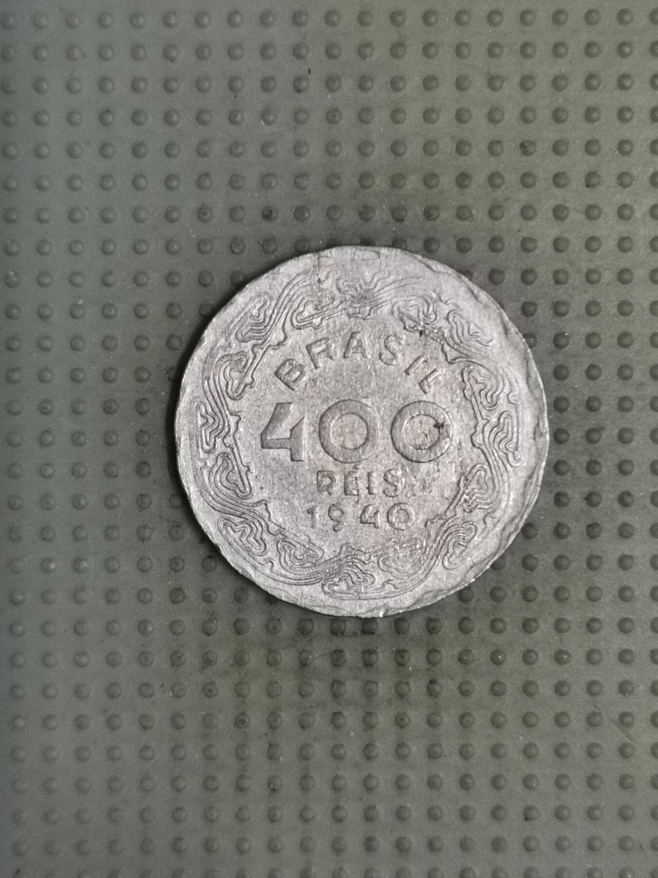 2025年第112场各国散币拍卖（总第112场） 巴西1940年400瑞斯