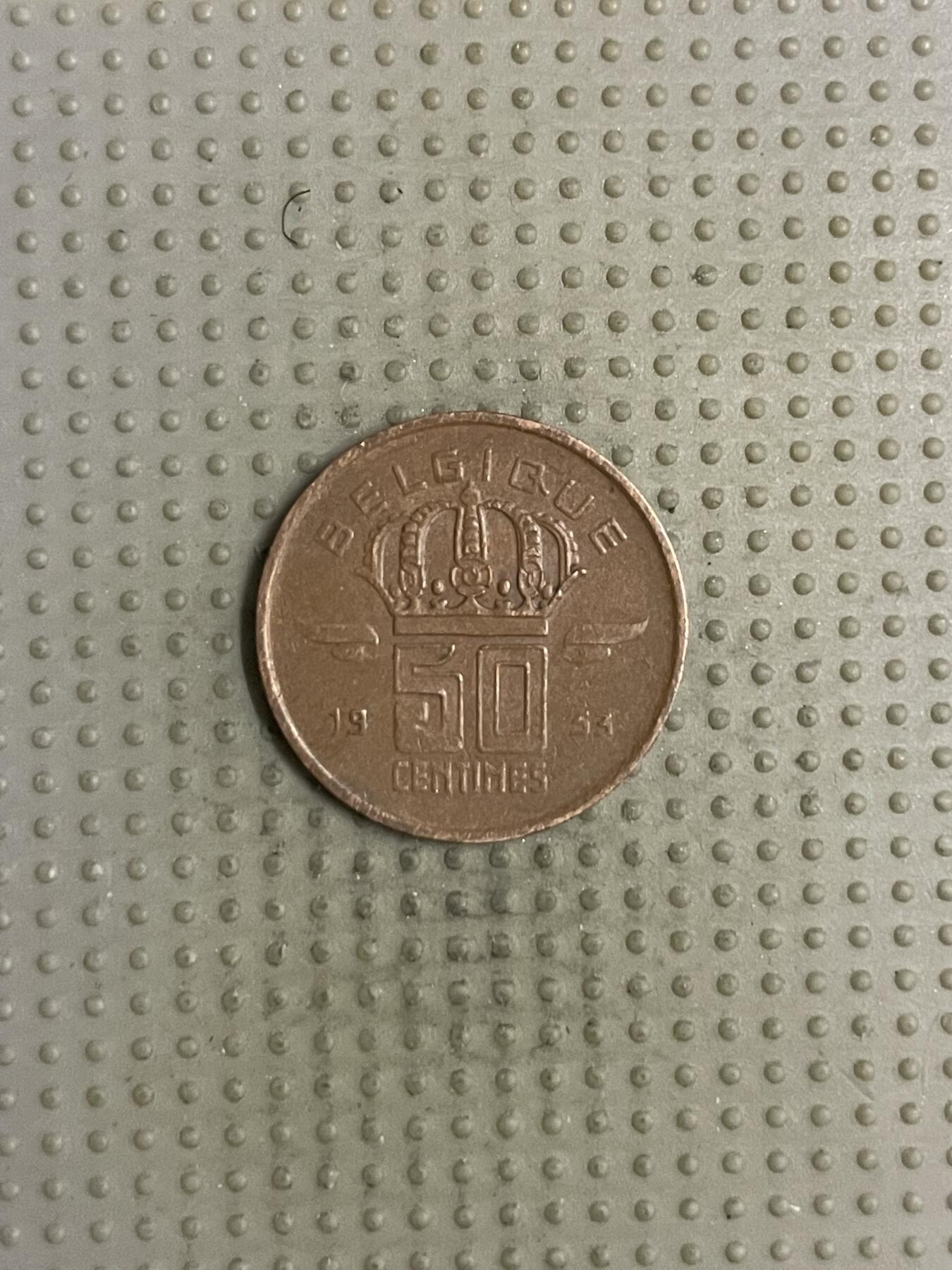 2025年第112场各国散币拍卖（总第112场） 比利时1953年20分