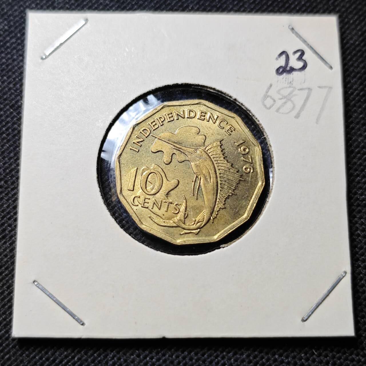 KK钱币收藏小铺  第368场  2月预留时间 周末发货  1976塞舌尔10分 好品铜币