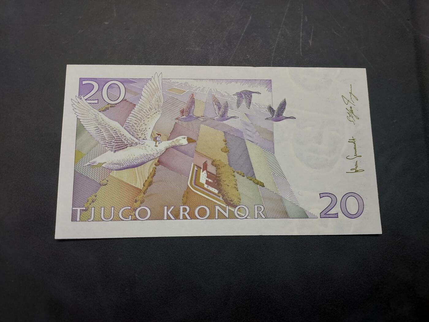 博彦收藏  11月15日 8点 钱币专场 瑞典20克朗 UNC 