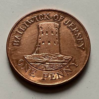 🌹外币初藏🌹🐯2025年第126场  每周二四六晚8️⃣点 接代拍 - 泽西岛2008年一便士