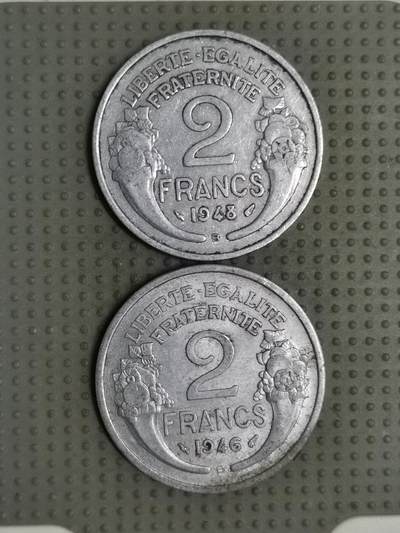 2025年第112场各国散币拍卖（总第112场） - 法国2法郎2枚