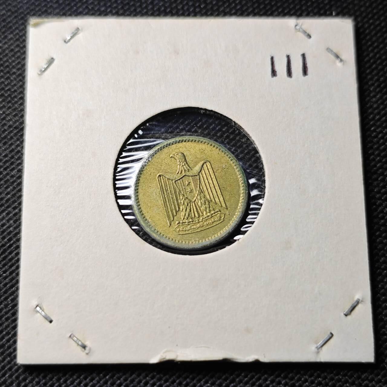 KK钱币收藏小铺  第368场  2月预留时间 周末发货  埃及1米利姆铜币