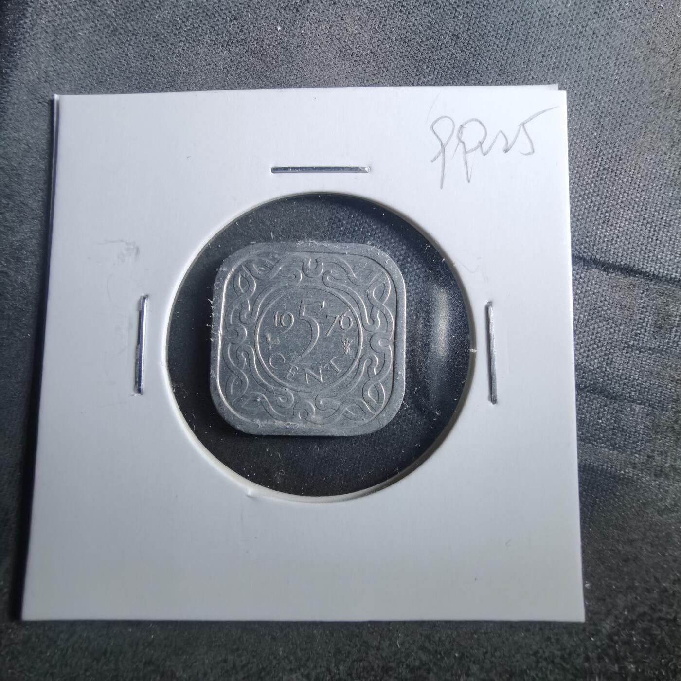 沼泽如烟--第899场 苏里南1976年五分