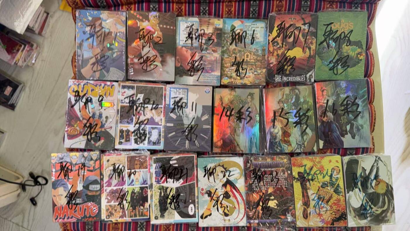 光影卡牌第25期，各家亲签，各家套卡，持续收拍品 司马聊斋彩闪1-2-3-6-7-8-9-10-11-14-15-16-19-20-21-22-23-24-25弹，残套