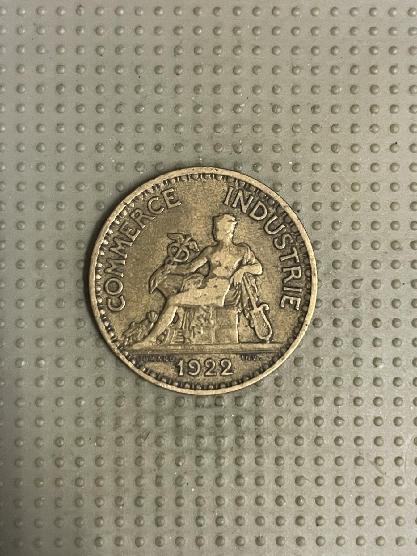 2025年第111场各国散币拍卖（总第111场） 法国商业部1922年1法郎