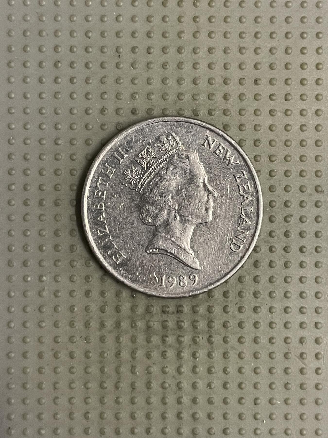 2025年第112场各国散币拍卖（总第112场） 新西兰1989年10分