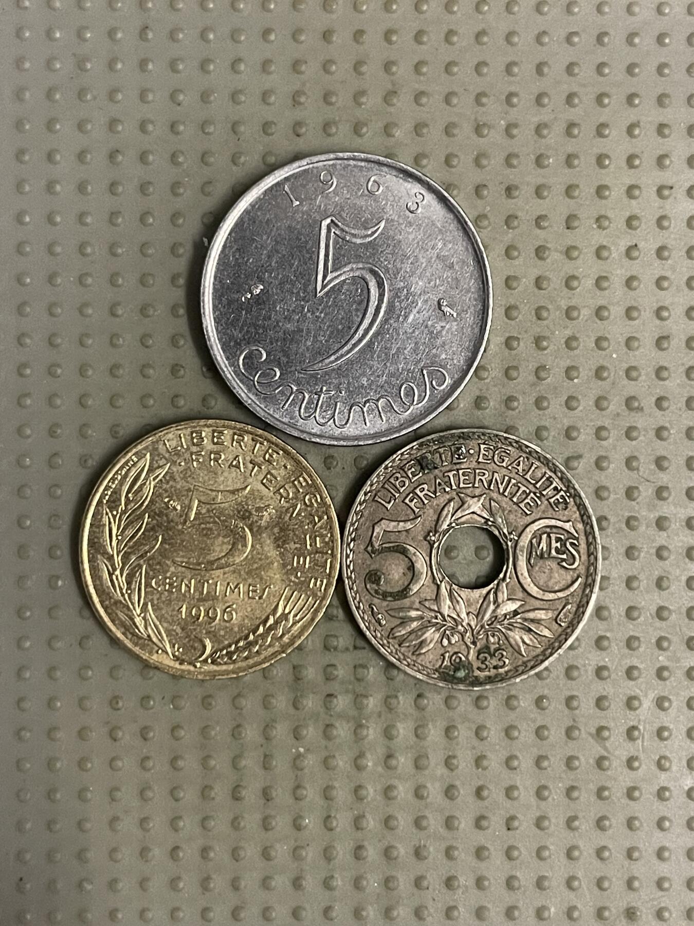 2025年第111场各国散币拍卖（总第111场） 法国5生丁3枚