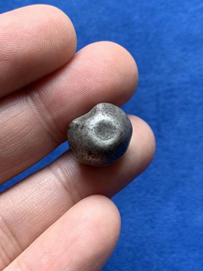 《竞宝斋》第437场 周日，周一2场连拍 （全场包邮） 泰国屁股锭 子弹银 14.4克 细节见图