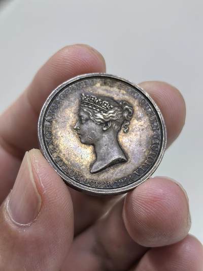 博洋堂世界钱币拍卖第146期（全场包邮） - 英国1844年伦敦皇家交易所开幕纪念银章