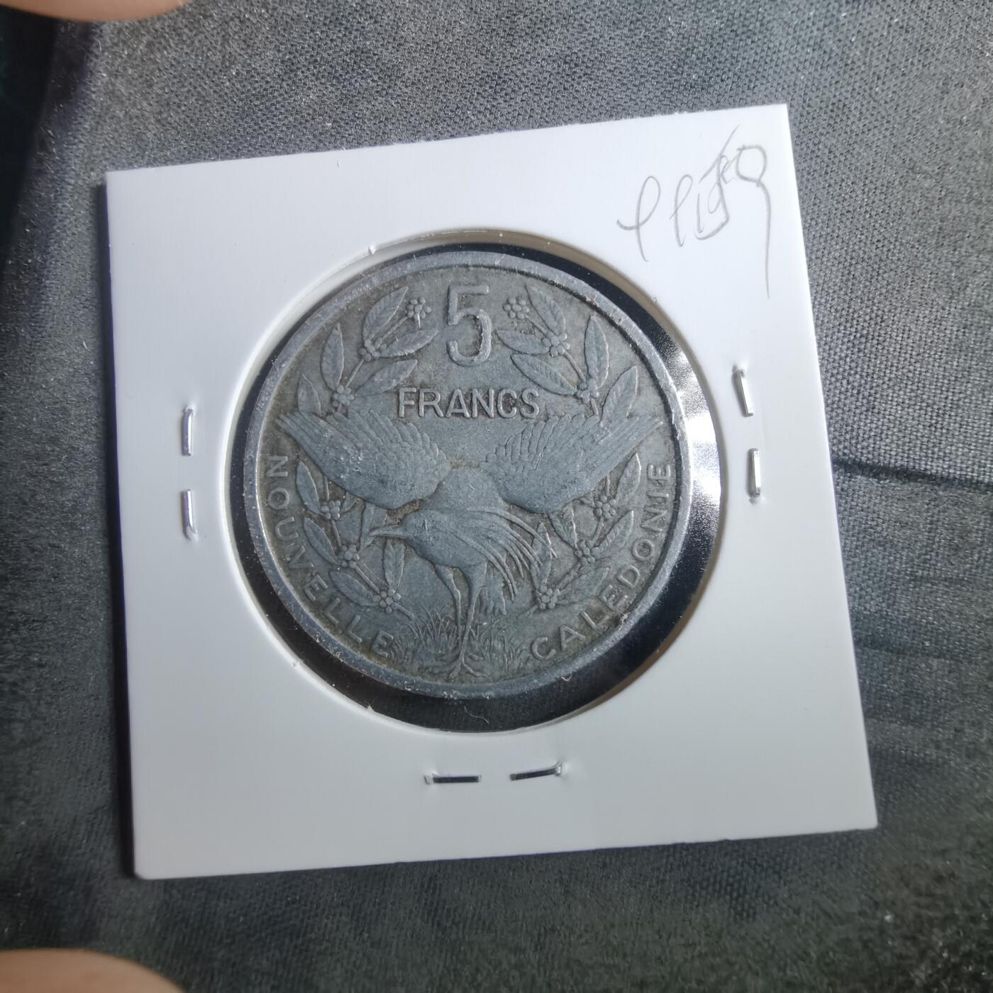 沼泽如烟--第899场 法属新喀里多尼亚1952年5法郎