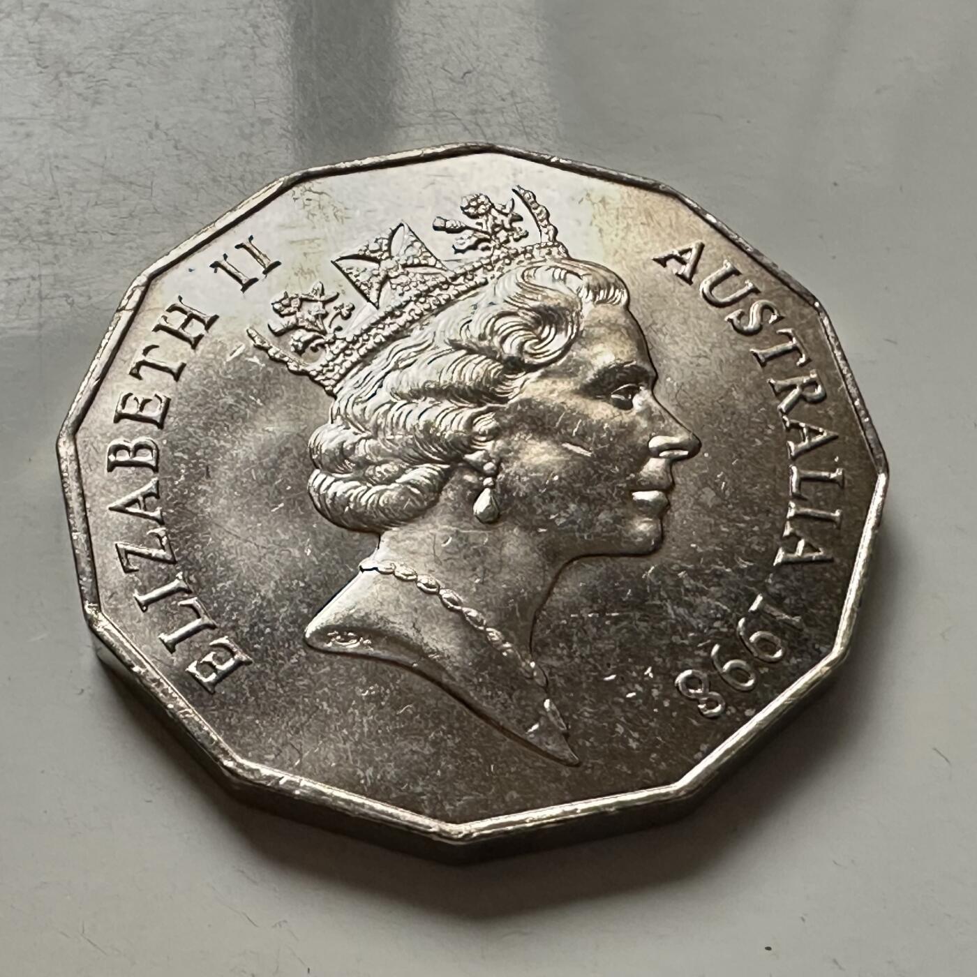 🌹外币初藏🌹🐯2025年第126场  每周二四六晚8️⃣点 接代拍 澳大利亚1998年50分