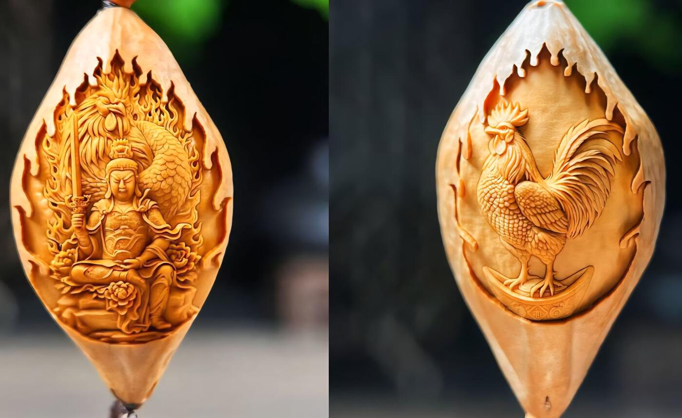 听雨轩（22）精品十二生肖双面核雕专场