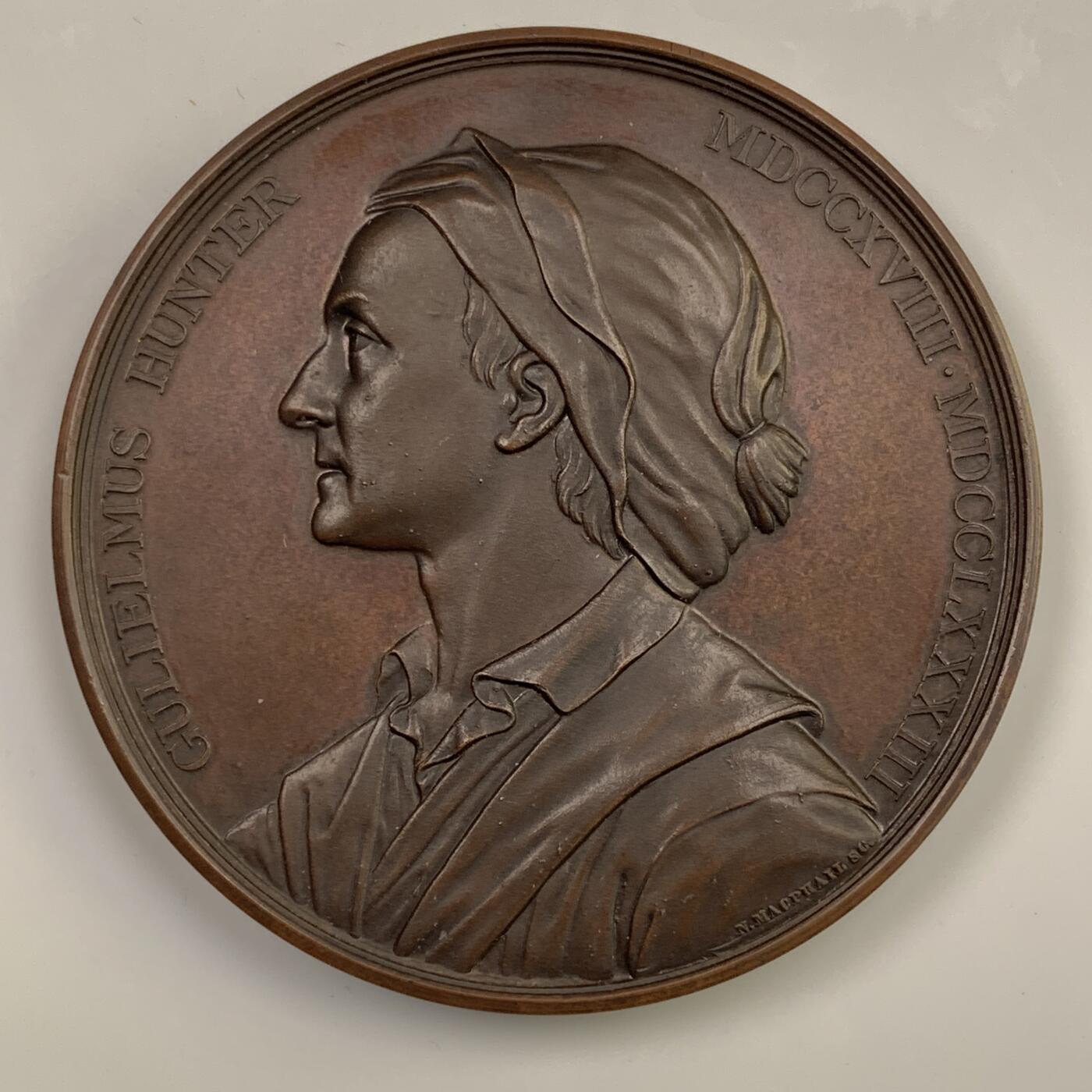 掌中浮雕-藏着的欧洲第041场 1938年英国格拉斯哥大学威廉.亨特纪念大铜章，70mm，1938年实发