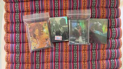 光影卡牌第25期，各家亲签，各家套卡，持续收拍品 - 司马百将传1234弹全套彩闪