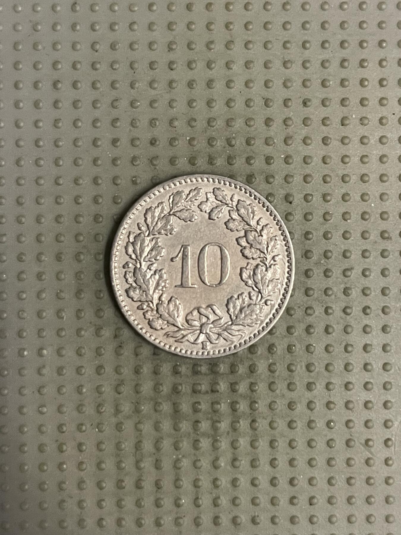 2025年第111场各国散币拍卖（总第111场） 瑞士1919年10生丁