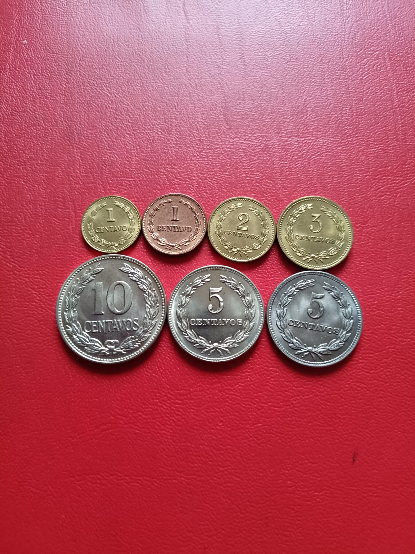 【云涧收藏】第七十八场 萨尔瓦多1972/81年原光7枚