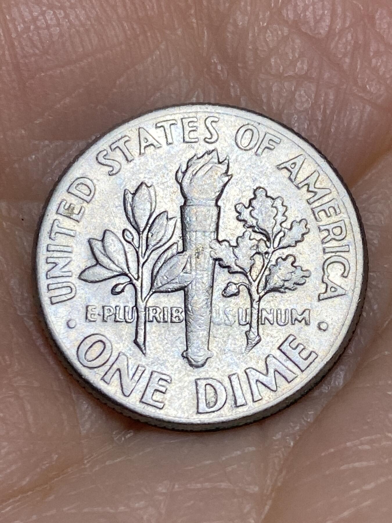 2025年第一百二十七场(总第一百五十三场）外国好品章牌、散币(免佣金) 美国🇺🇸1976年1角(罗斯福1角第二版，D标丹佛造)