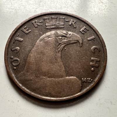 🌹外币初藏🌹🐯2025年第126场  每周二四六晚8️⃣点 接代拍 - 奥地利1930年一格罗申