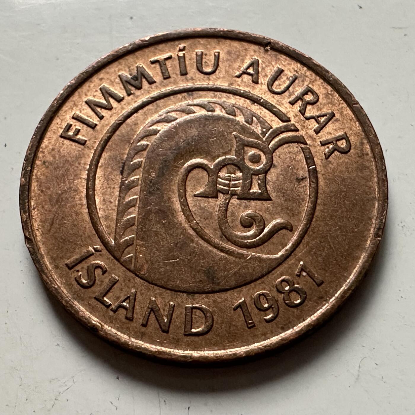 🌹外币初藏🌹🐯2025年第126场  每周二四六晚8️⃣点 接代拍 冰岛1981年50奥拉