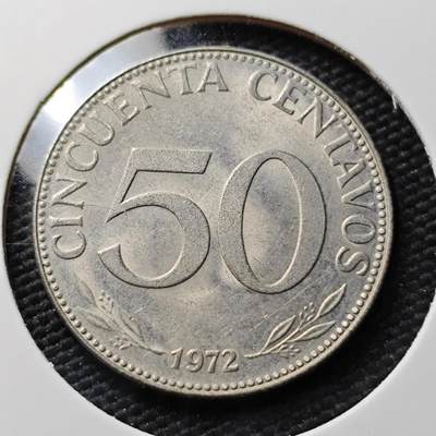 KK钱币收藏小铺  第367场  2月预留时间 周末发货 -  1972玻利维亚50分 好品