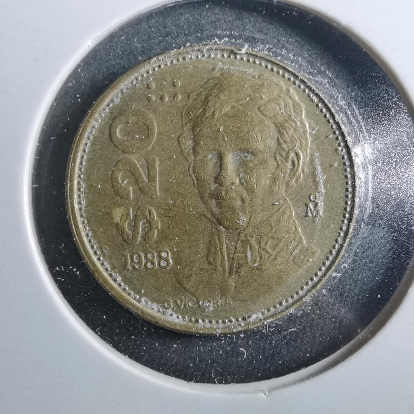 沼泽如烟--第899场 墨西哥1988年20比索