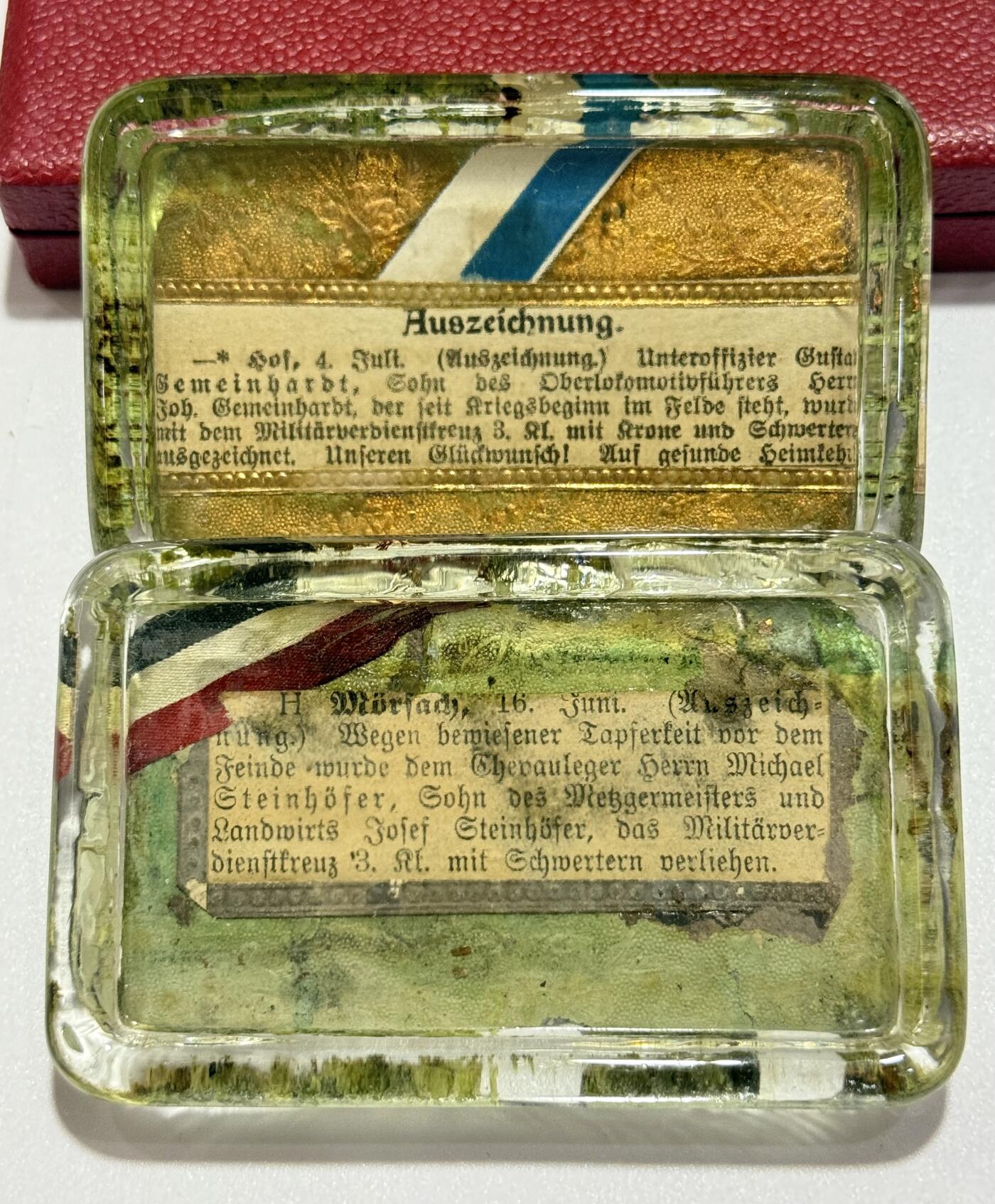 韵星假日精品2025秋季军品类拍卖会-- Rimey Holidays Boutique 2025 Autumn Militaria Sale 德意志第二帝国军官荣誉纪念烟盒详情介绍