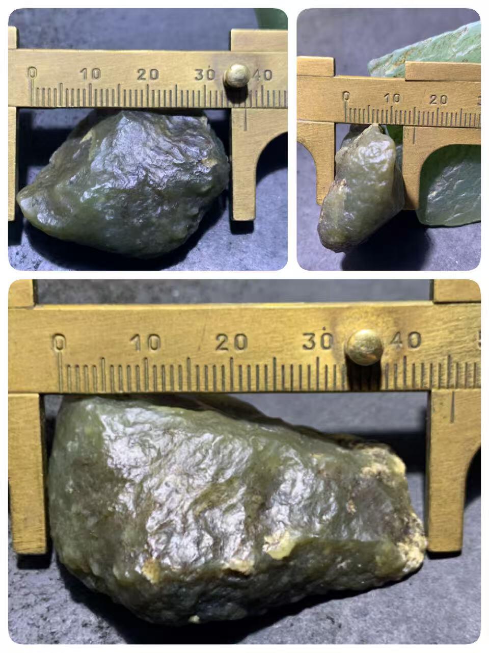 新疆戈壁风化纹和田玉青玉原石一颗