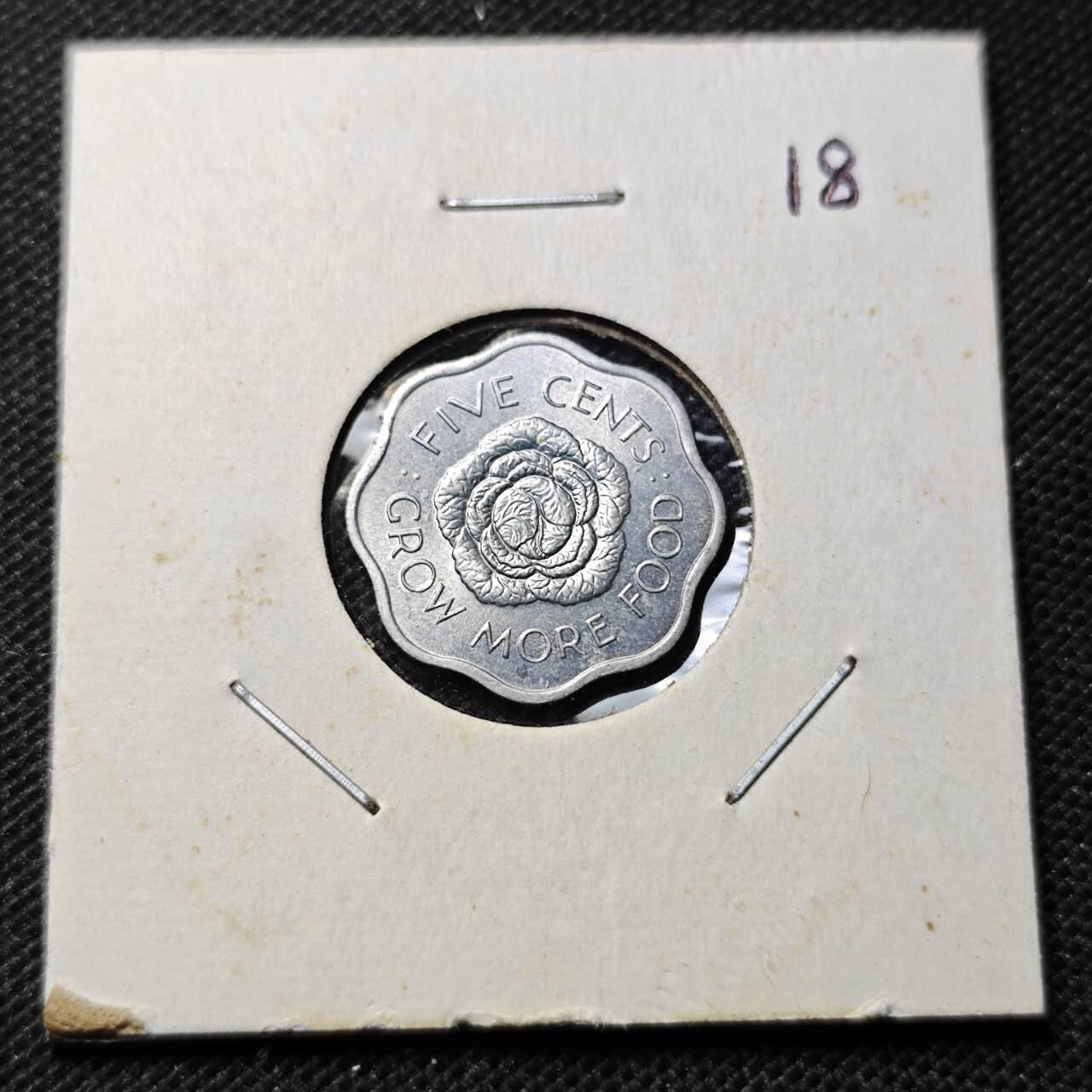 KK钱币收藏小铺  第368场  2月预留时间 周末发货  1972塞舌尔2分纪念币