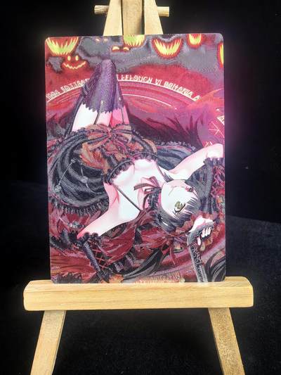 无佣金 不寄存 不收拍 链接少 我只是一个小小的卡牌收藏玩家  满150包邮非偏远  需要多宫大佬请私聊 部分卡牌设有底价（不想玩的那么累，即使有底价也会比市场价便宜的多，懂的自然懂） 拒绝小号抬价 大家放心拍 所有拍品部分套有卡膜 部分卡牌多宫 自制卡牌 不包厂瑕 放大镜 品控 勿拍 流拍商品会循环 感谢大家支持 留个关注 不定时上新 谢谢 - 奇点卡牌 时崎狂三 粗闪