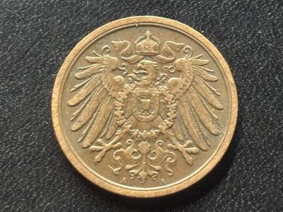 邮泉阁限时拍卖第三十五场 德国硬币专场（硬币在国外。请付邮费6元。） 德意志帝国1911年2芬尼A版