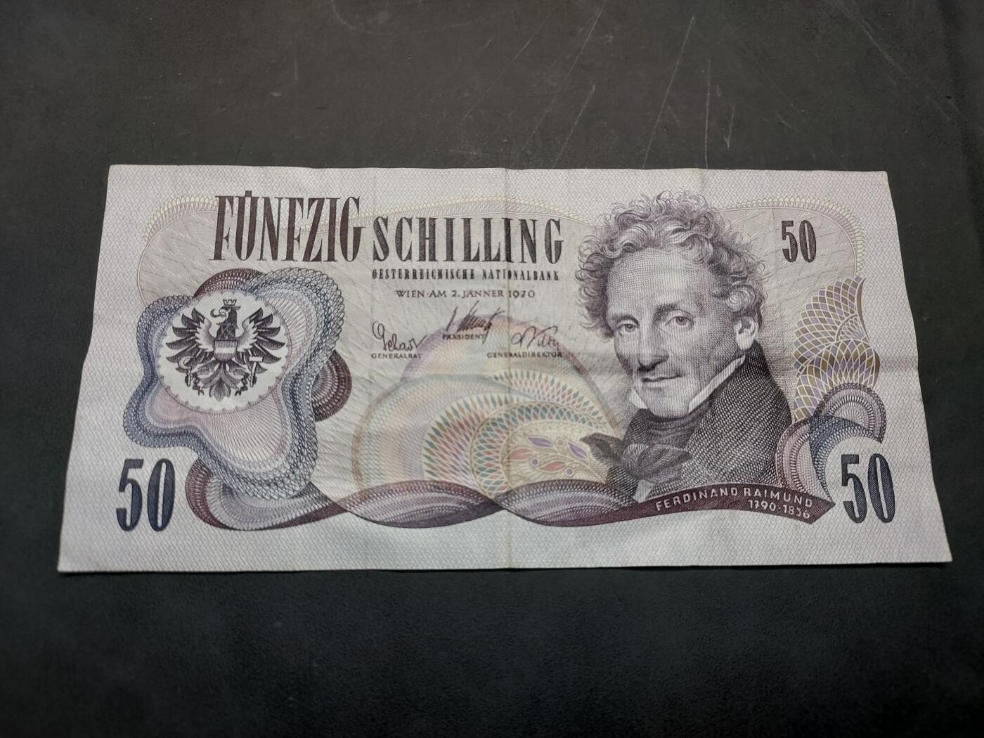 博彦收藏  11月15日 8点 钱币专场 奥地利 50先令 流通品