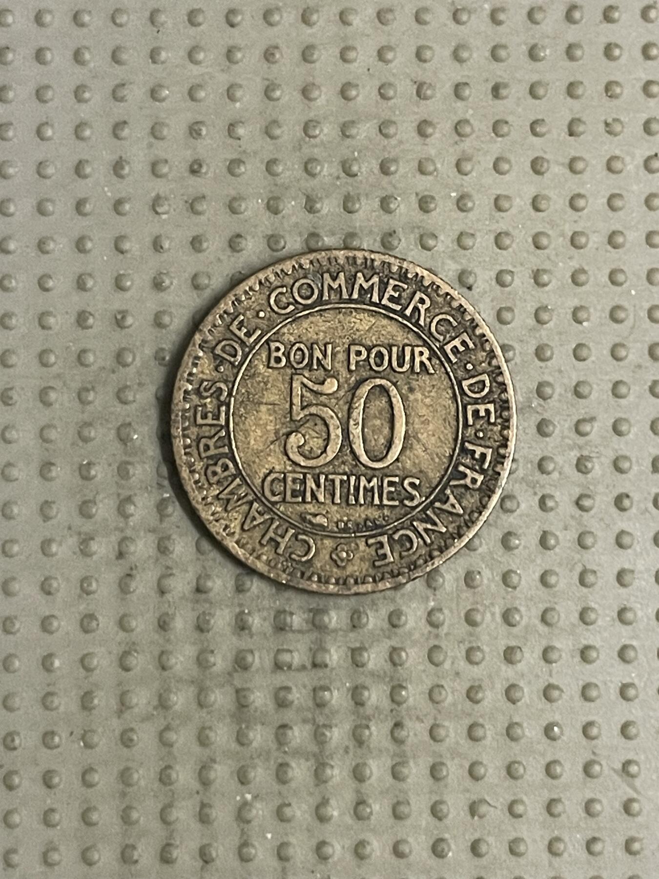 2025年第111场各国散币拍卖（总第111场） 法国商业部1923年50生丁