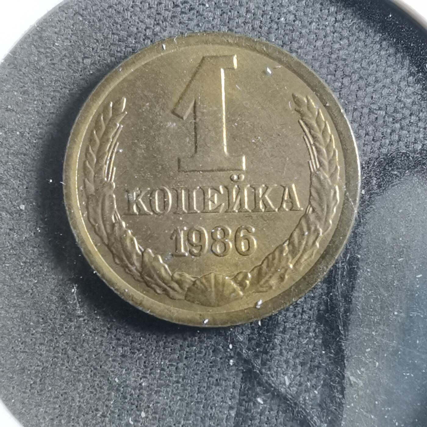 沼泽如烟--第899场 苏联1986年1戈比