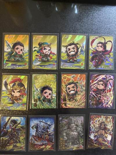 童年记忆卡牌第三期 - 卡游三国 12张 如图