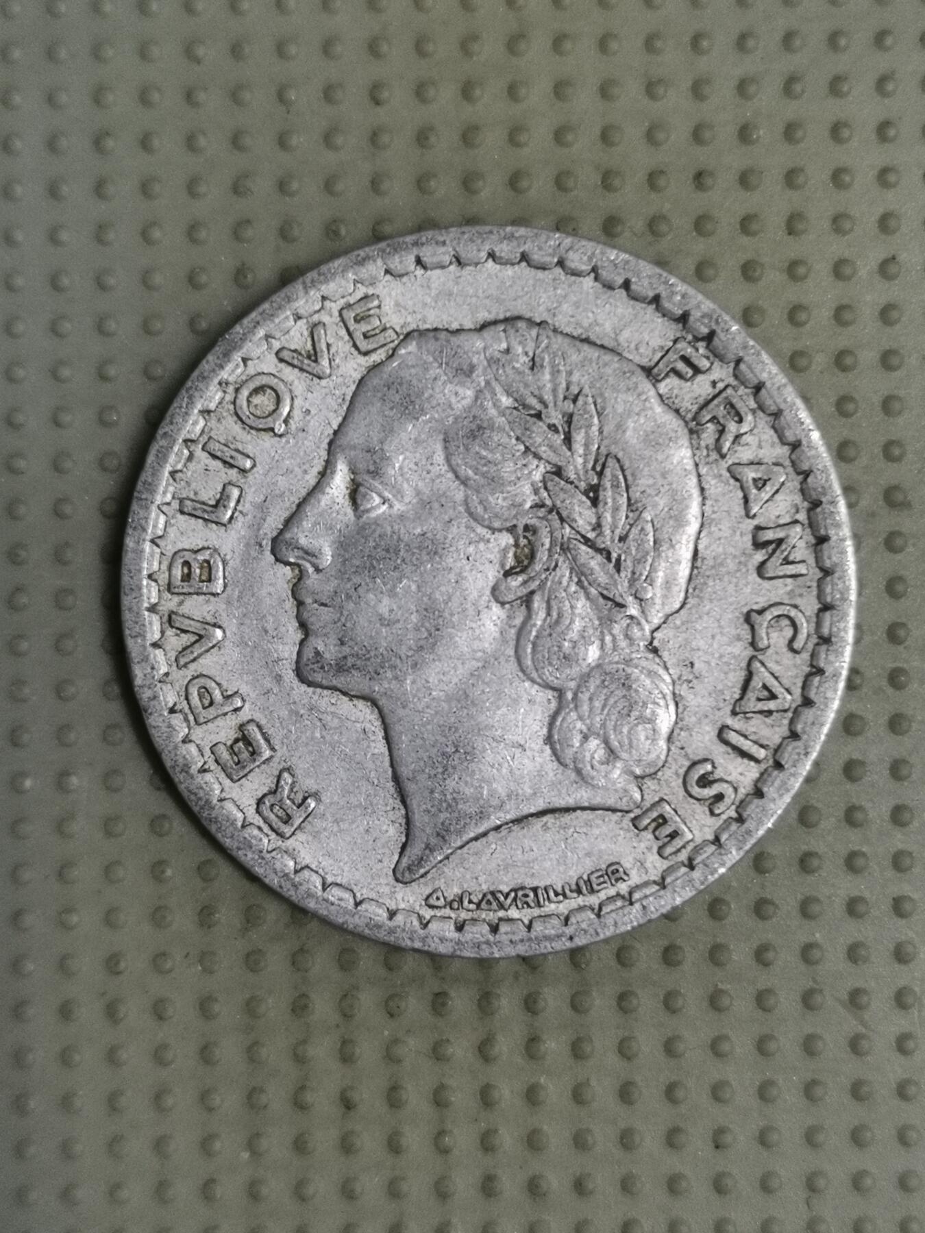 2025年第112场各国散币拍卖（总第112场） 法国1946年5法郎