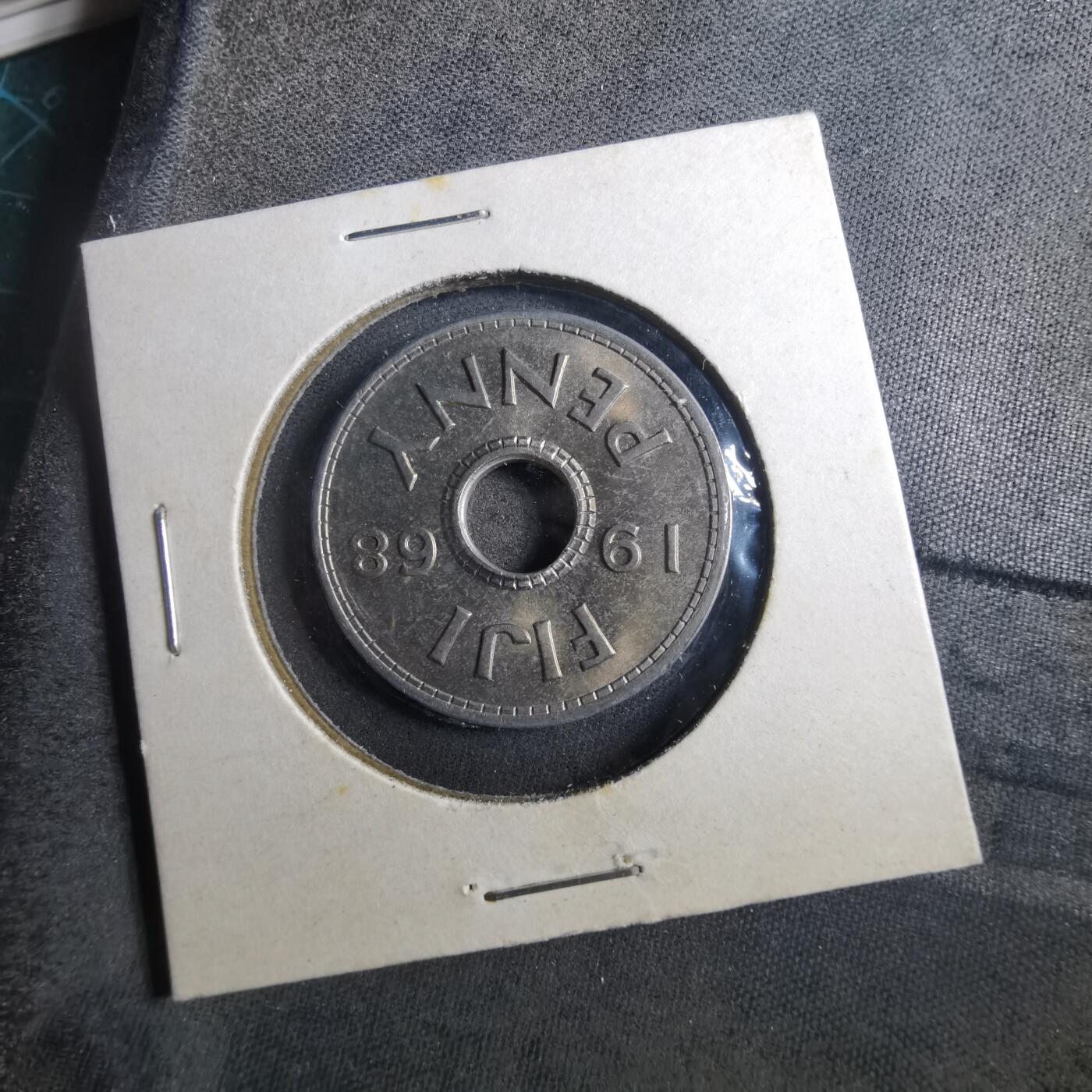 沼泽如烟--第899场 斐济1968年1便士