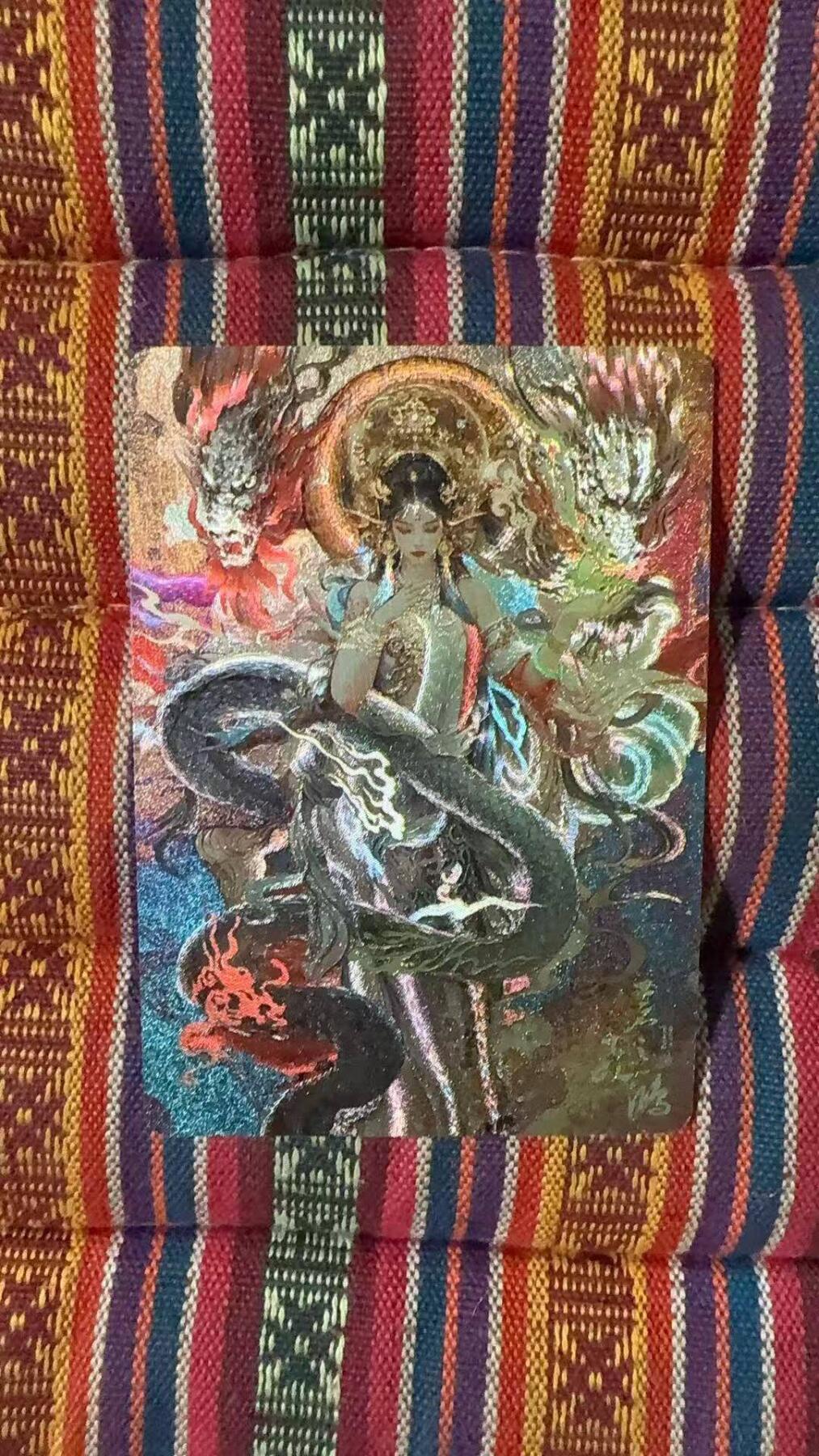 光影卡牌第25期，各家亲签，各家套卡，持续收拍品 百里山海经特卡螺祖粗闪