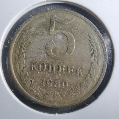 沼泽如烟--第899场 - 苏联1989年5戈比