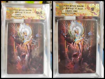 阳大大卡牌拍卖第82期（持续收拍品，周五晚上九点截拍，进群福利早知道） - 【评级套】焱卡文化 神话中国3礼盒 刷子 天帝少女 （原画+异画）折光 评级2张