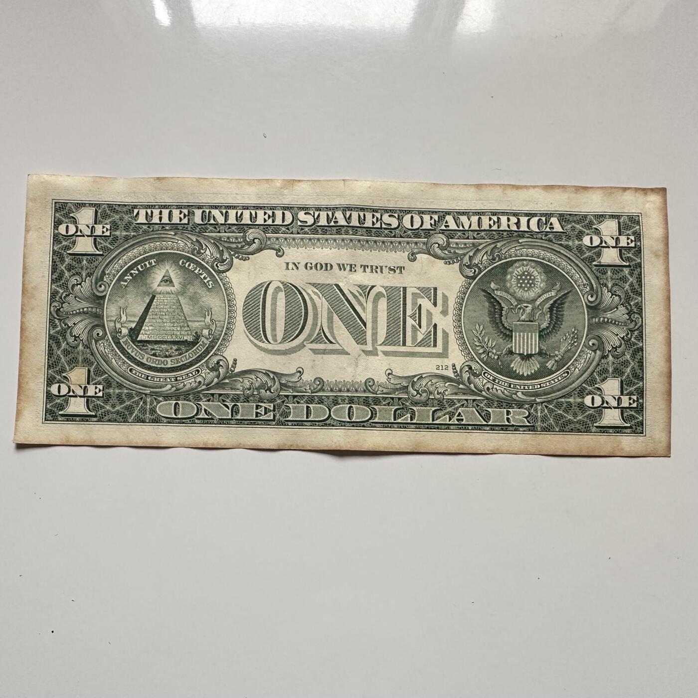 🌹外币初藏🌹🐯2025年第126场  每周二四六晚8️⃣点 接代拍 美国1995年1美元b